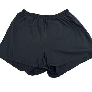 SOFFE CURVES Black Athletic Shorts 3X Lounge Gym Cheerleading Athleisure